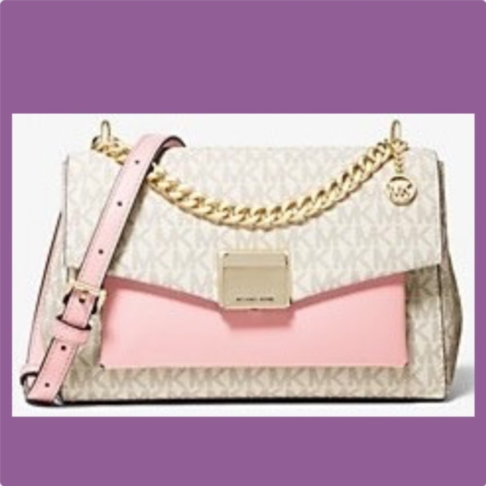 Michael Kors Medium Logo Crossbody. NWT - Picture 6 of 14